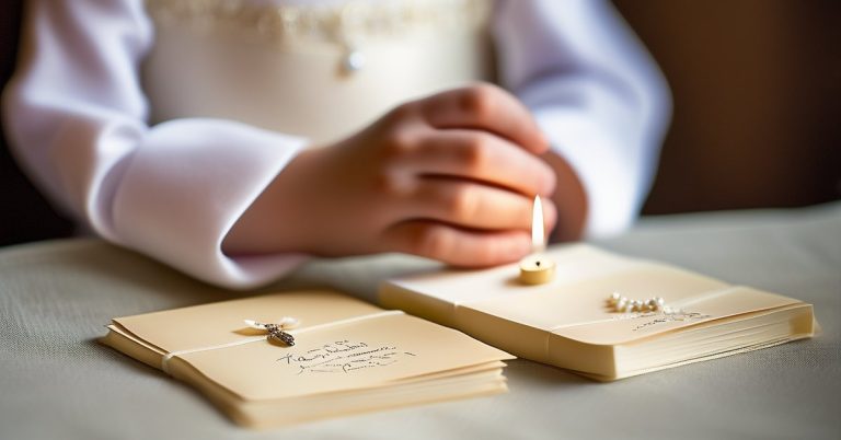 Oryginalne teksty podziękowań dla gości komunijnych