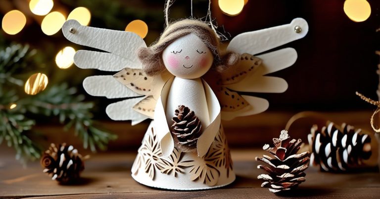 Jak zrobić aniołka z różnych materiałów: Proste DIY