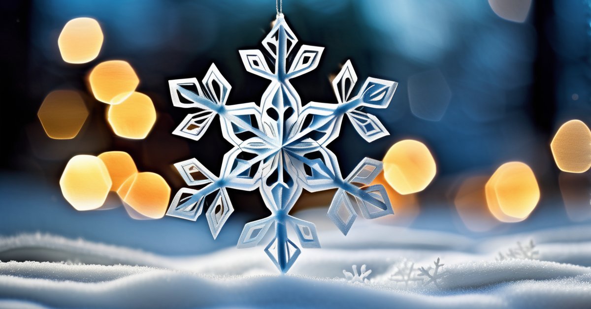 Śnieżynki do druku: Pobierz darmowe, piękne wzory