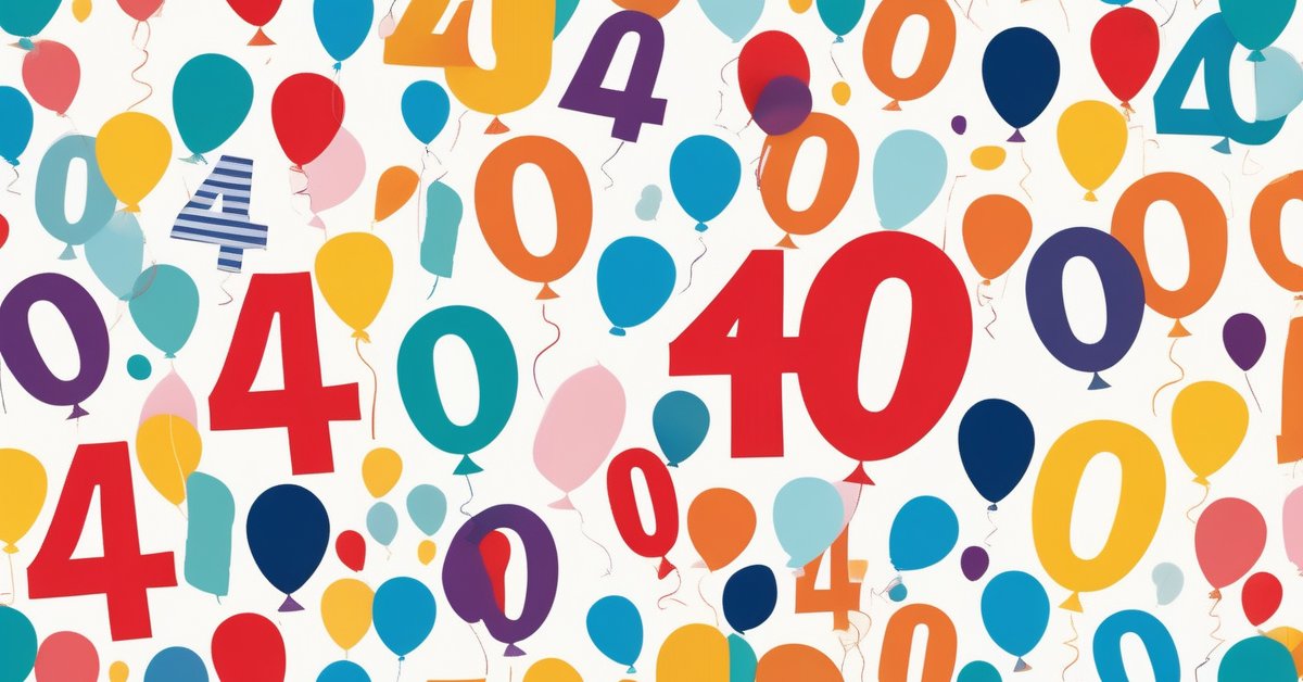 Śmieszne życzenia na 40 urodziny - najlepsze teksty